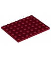 Dark Red Plate 6 x 8