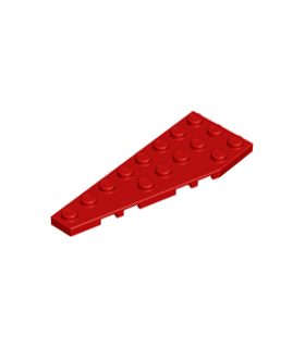 Red Wedge, Plate 8 x 3 Pentagonal Left