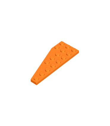 Orange Wedge, Plate 8 x 3 Pentagonal Right