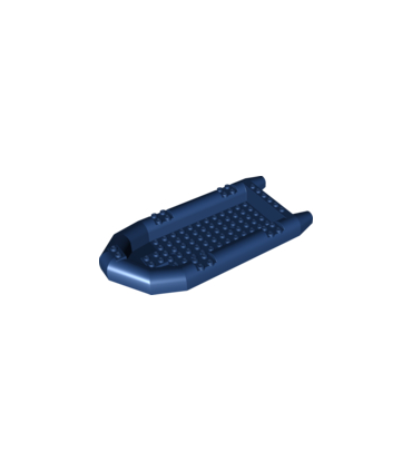 Dark Blue Boat, Rubber Raft, Large