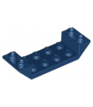 Dark Blue Slope, Inverted 45 6 x 2 Double with 2 x 4 Cutout