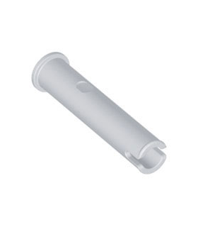 Light Bluish Gray Technic, Pin 3L without Friction Ridges with Stop