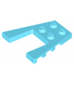 Medium Azure Wedge, Plate 4 x 4