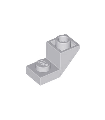 Light Bluish Gray Slope, Inverted 45 2 x 1 with 2/3 Cutout