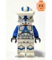 Clone Trooper Specialist, 501st Legion (Phase 2) - Blue Arms, Macrobinoculars, Nougat Head, Helmet with Holes