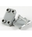 Light Bluish Gray Plate, Modified 2 x 3 Inverted with 4 Studs and Bar Handle on Bottom (Rocker Plate)