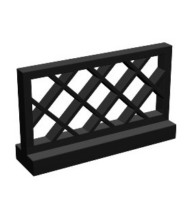 Black Fence 1 x 4 x 2