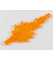 Trans-Orange Power Burst, Bolt Large with Bar Ends