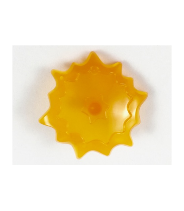 Trans-Orange Power Burst, Shield Large with Bar End
