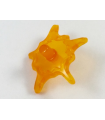 Trans-Orange Power Burst, Shield Small with Bar Ends