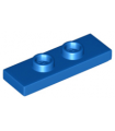 Blue Plate, Modified 1 x 3 with 2 Studs (Double Jumper)