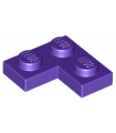 Dark Purple Plate 2 x 2 Corner