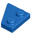 Blue Wedge, Plate 2 x 2 Right