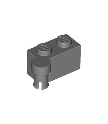 Dark Bluish Gray Hinge Brick 1 x 4 Swivel Top