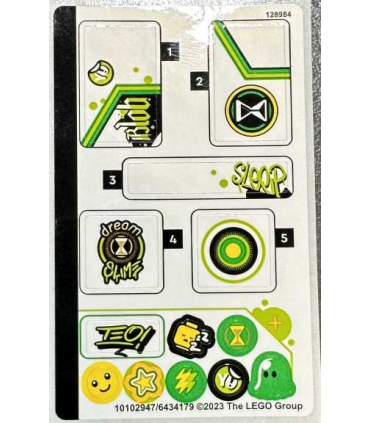 Sticker Sheet for Set 71454