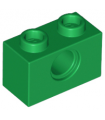 Green Technic, Brick 1 x 2 with Hole