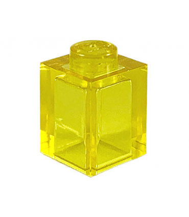 Trans-Yellow Brick 1 x 1