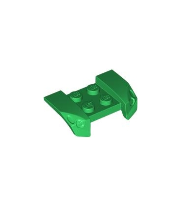 Green Vehicle, Mudguard 2 x 4 with Headlights Overhang