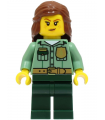 Park Ranger - Female, Sand Green Shirt, Dark Green Legs, Reddish Brown Hair