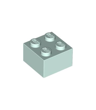 Light Aqua Brick 2 x 2
