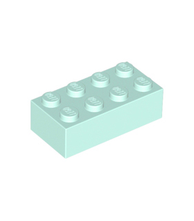 Light Aqua Brick 2 x 4