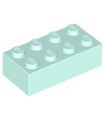 Light Aqua Brick 2 x 4