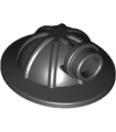 Black Minifigure, Headgear Helmet Mining with Head Lamp