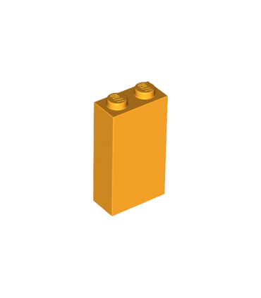 Bright Light Orange Brick 1 x 2 x 3