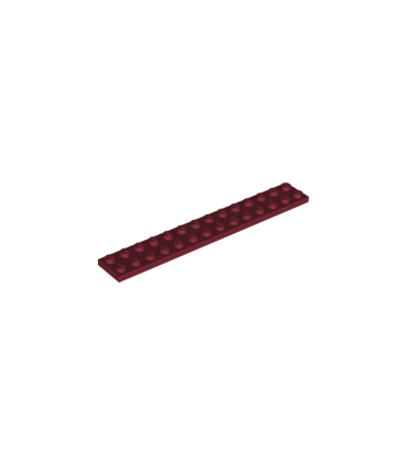 Dark Red Plate 2 x 14
