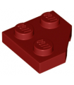 Dark Red Wedge, Plate 2 x 2 Cut Corner