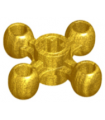 Pearl Gold Technic Knob Cog / Gear / Wheel