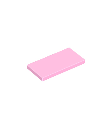 Bright Pink Tile 2 x 4