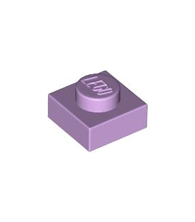 Lavender Plate 1 x 1