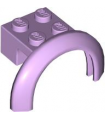 Lavender Vehicle, Mudguard 4 x 2 1/2 x 1 2/3 with Arch Round