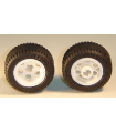 White Wheel 30.4 x 14 VR with Black Tire 30.4 x 14 VR (2994 / 6578)