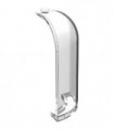 Trans-Clear Panel 3 x 3 x 6 Corner Convex with Curved Top