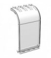 Trans-Clear Panel 3 x 4 x 6 Curved Top