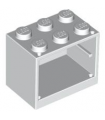 White Container, Cupboard 2 x 3 x 2 - Solid Studs