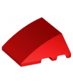 Red Wedge 4 x 3 Triple Curved No Studs
