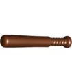Reddish Brown Minifigure, Utensil Baseball Bat 4L
