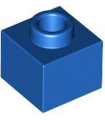 Blue Brick, Modified 1 x 1 x 2/3 with Open Stud