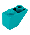 Dark Turquoise Slope, Inverted 45 2 x 1