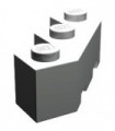 Light Gray Brick, Modified Facet 3 x 3