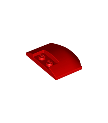 Red Wedge 3 x 4 x 2/3 Triple Curved
