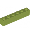 Olive Green Brick 1 x 6