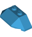 Dark Azure Wedge 2 x 4 Triple