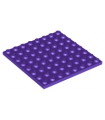 Dark Purple Plate 8 x 8