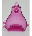Trans-Dark Pink Container, Pear-Shaped 5 x 12 x 14 Half