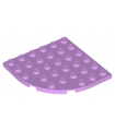 Medium Lavender Plate, Round Corner 6 x 6
