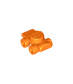 Orange Minifigure Footgear Roller Skate